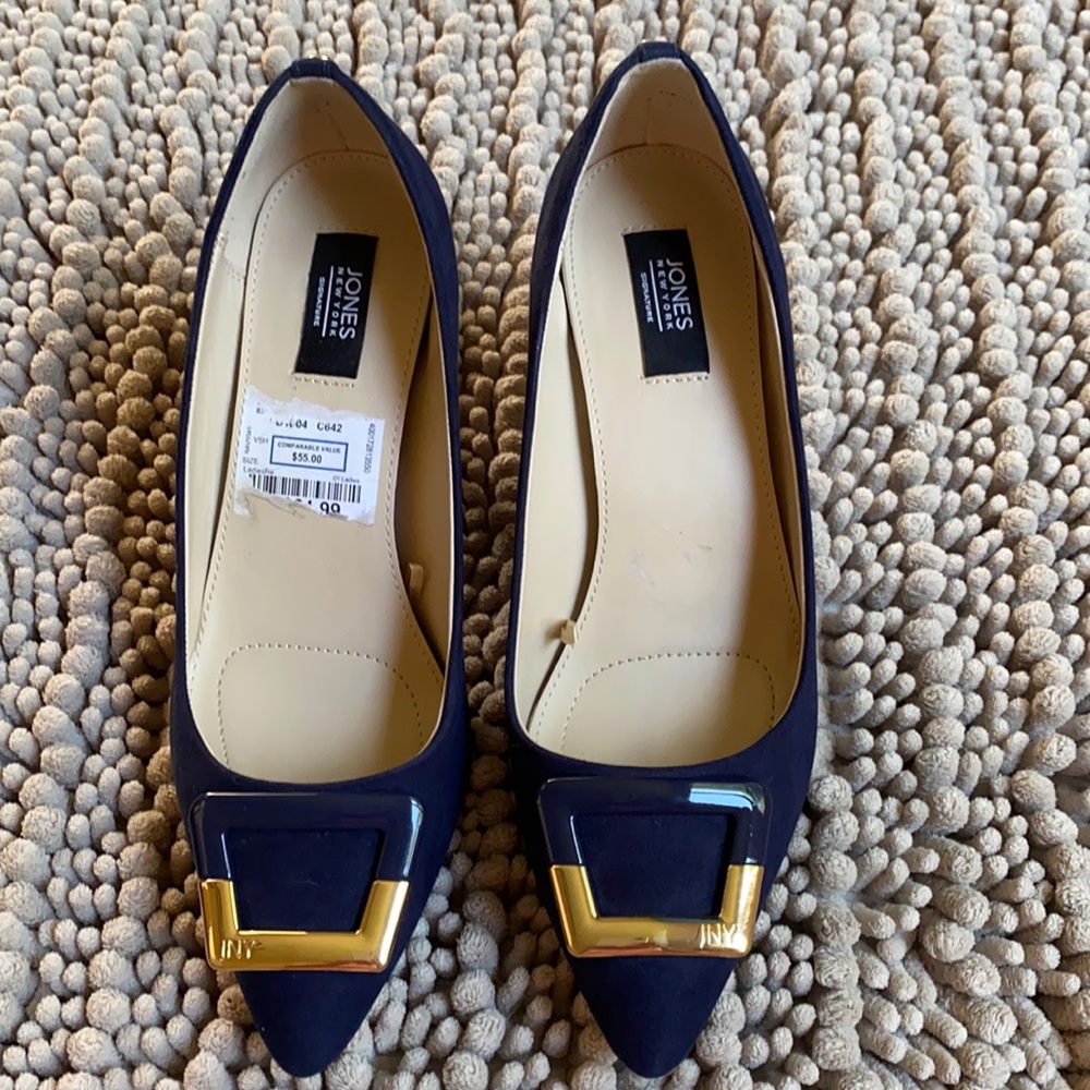 Beautiful Jones New York Signature suede